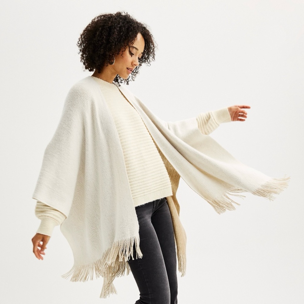 NWT Reversible Ruana - Picture 2 of 5